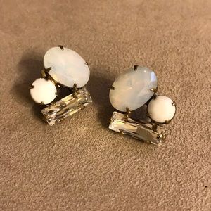 Sorrelli pearl luster stud earrings